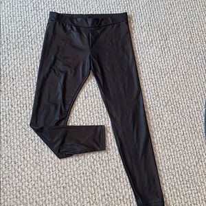 Faux leather leggings